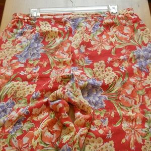 Wide Leg Flower Pants